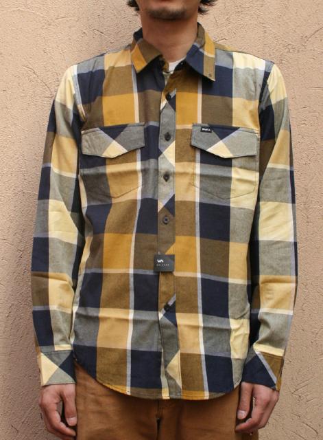 画像: 【RVCA/ルカ】L/S チェックシャツ(Chico Plaid)新入荷アップしました。