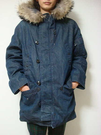 画像: 【RRL/ダブルアールエル】コヨーテファーN-3B DENIM JACKET・タートルネックニット新入荷アップしました★☆★