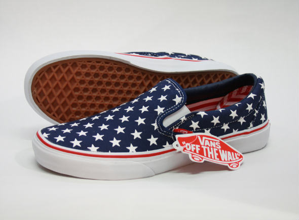 画像: 【VANS/バンズ】 SLIP ON (STARS AND STRIPES) PATRIOT BLUE×TRUE WHITE新入荷アップしました。