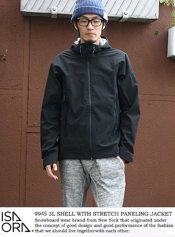 ISAORA】 3L SHELL WITH STRETCH JACKET - paper