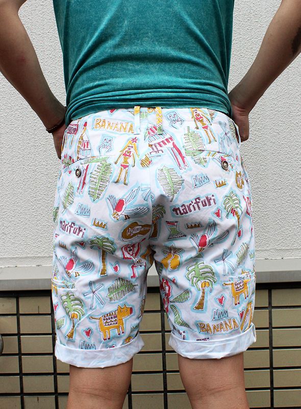 画像: 【narifuri】　Tropical print shorts　南国アロハショーツ (NF658)