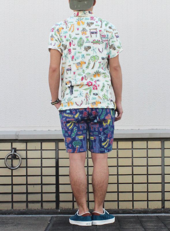 画像: 【narifuri】ナリフリ narifuri for FRED PERRY Tropical polo shirt トロピカルポロシャツ(NFFP-03)