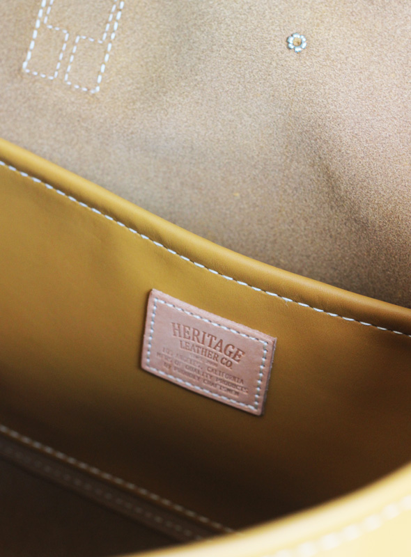 画像: 【HERITAGE LEATHER】 MOCCASIN LEATHER TOTE BAG YELLOW