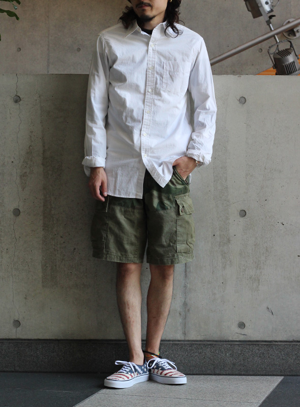 画像: 【RRL】ダブルアールエル コットンL/S-SHIRT WHITE◆SALE 50% off◆