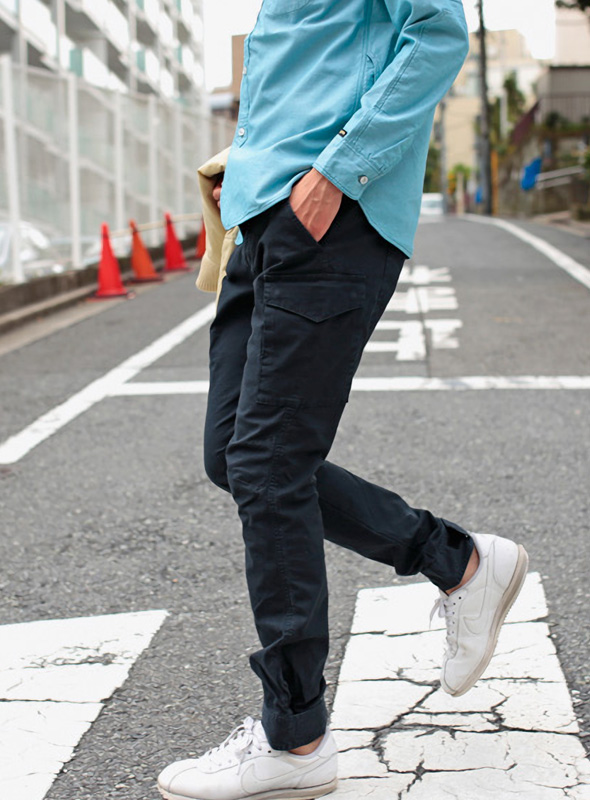 画像: 【narifuri】ナリフリ Bio cargo pants slim fit（NF176）