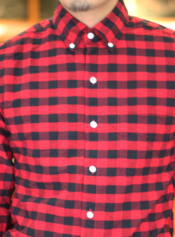 画像: 【J.CREW】ジェイクルー ブロックチェックシャツ OXFORD RED