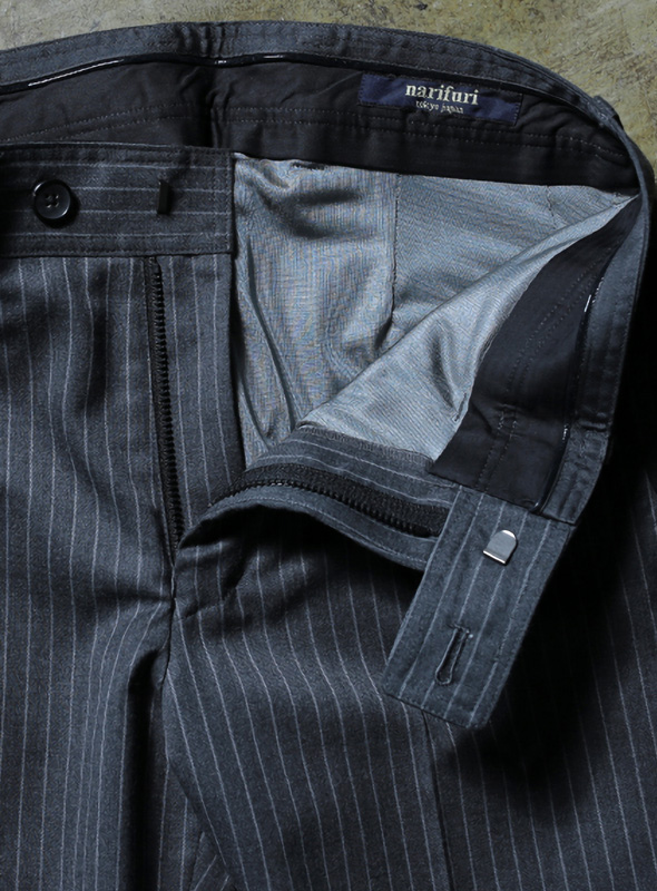 画像: 【narifuri】Chalk stripe tailored slacks（NF862）