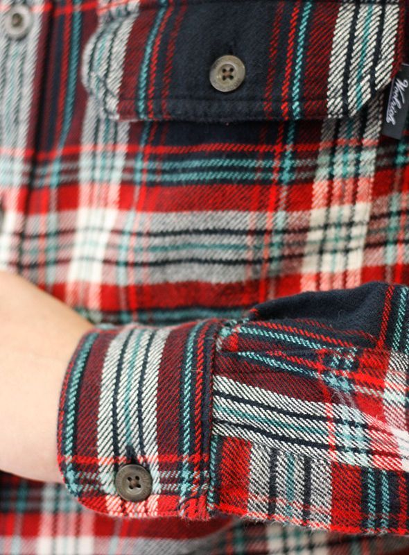 画像: WOOLRICH WOOLEN MILLS ウールリッチウーレンミルズ COTTON FLANNEL SHIRTS NV/WH/RD