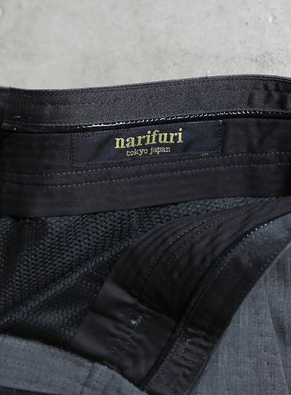 画像: 【narifuri】 ナリフリ Shadow stripe slacks(NF907)