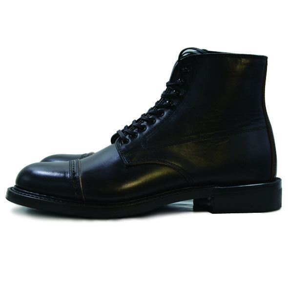 画像: 【WHEEL ROBE】ウィールローブ CAP TOE LACE UP BLACK