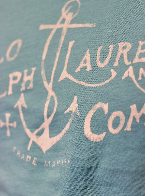 画像: 【POLO RALPH LAUREN】  ポロ ラルフローレン アンカープリント S/S Tシャツ SAX