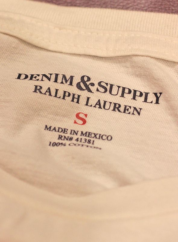 画像: 【DENIM&SUPPLY by Ralph Lauren 】 Eagle PRINT  S/S TEE OATMEAL