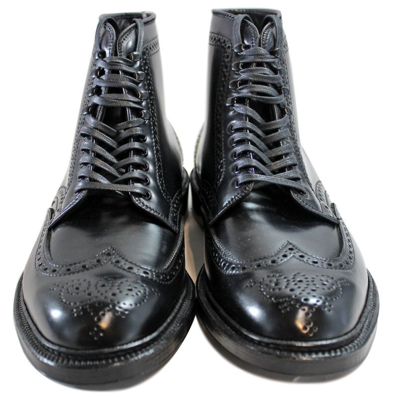 画像: 【Alden】 オールデン 4465H  CORDOVAN WING TIP BOOTS BLK