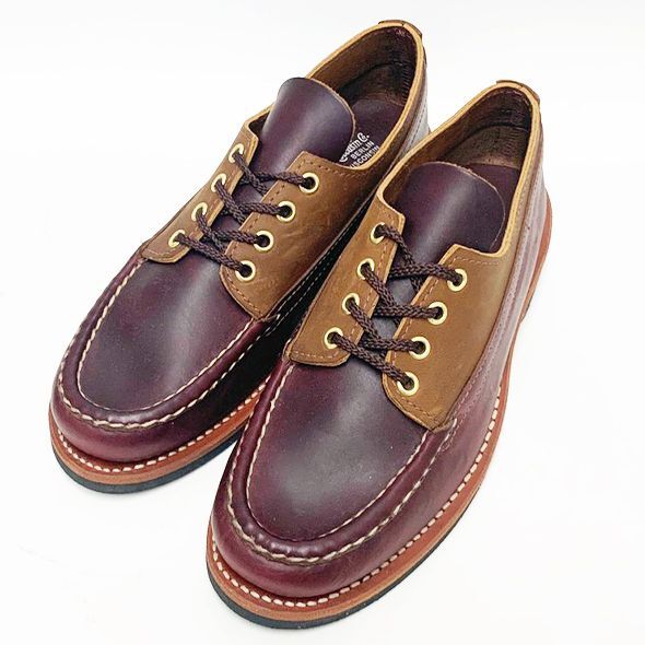 画像: RUSSELL MOCCASIN ラッセルモカシン FISHING OXFORD DARK BROWN(paper別注)