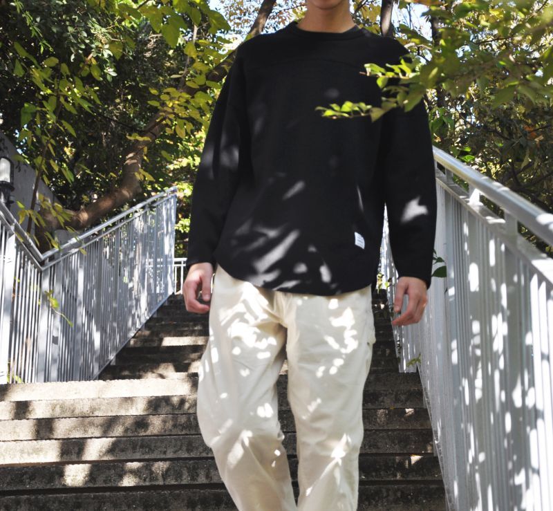 画像: 【JEMORGAN】 ジェーイーモーガン Crew neck cut and sew