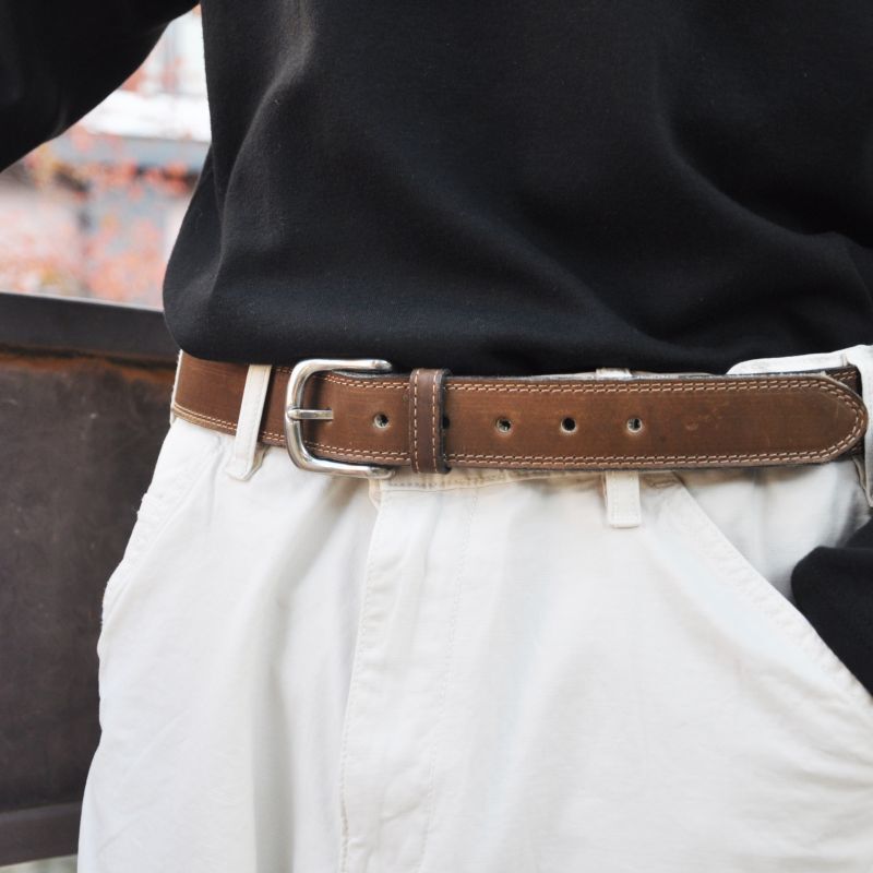 画像: WOOLRICH WOOLEN MILLS ウールリッチウーレンミルズ  LEATHER BELT