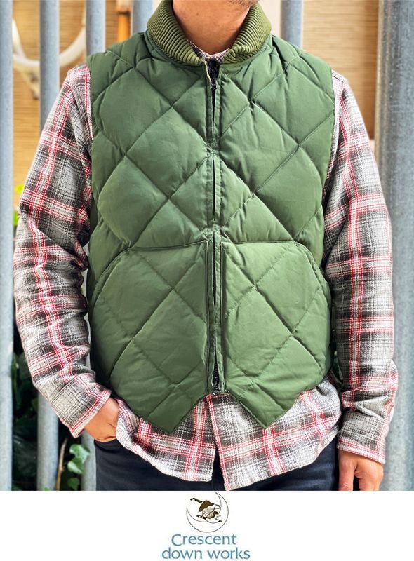 画像1: 【CRESCENT DOWN WORKS】クレセントダウンワークス ITALIAN VEST (1)