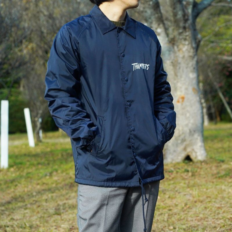 画像2: 【THUMPERS NYC】サンパース  STP HANDWRITTEN LOGO COACHJAKET (2)