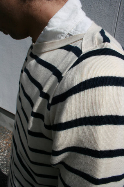 画像: 【Traditional Weather Wear】 コットンニットボーダーバスクシャツ