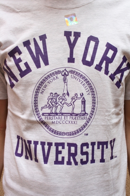 画像: 【NEWYORK UNIVERSITY】S/SカレッジプリントTシャツ#3