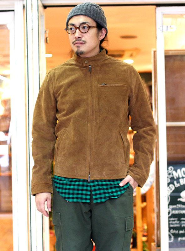 画像: 【J.CREW】ジェイクルー  SUEDED SINGLE JACKET CAMEL