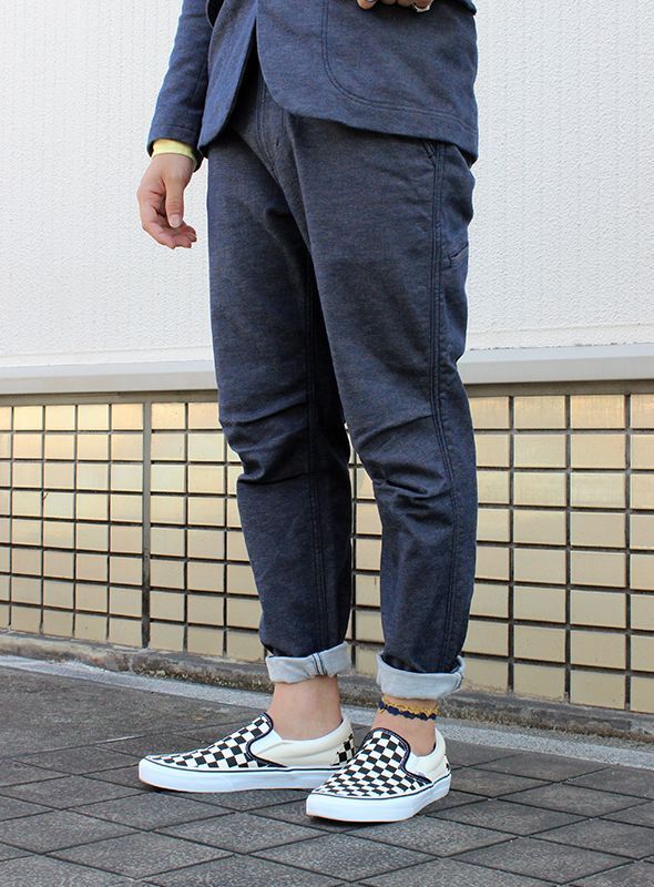 画像: 【narifuri】Multi chambray nine-tenths length pants マルチシャンブレー9分丈パンツ(NF716)